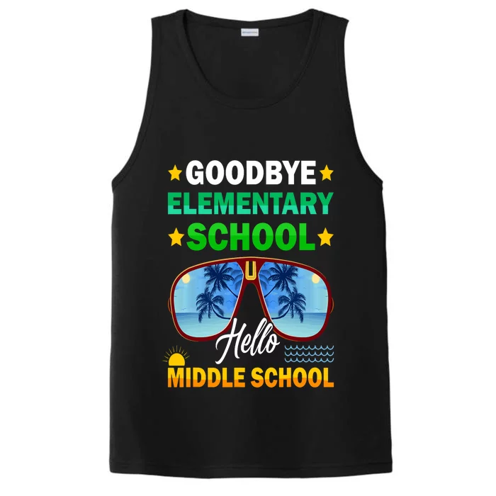 Goodbye Elementary School On My Way To Middle School Performance Tank