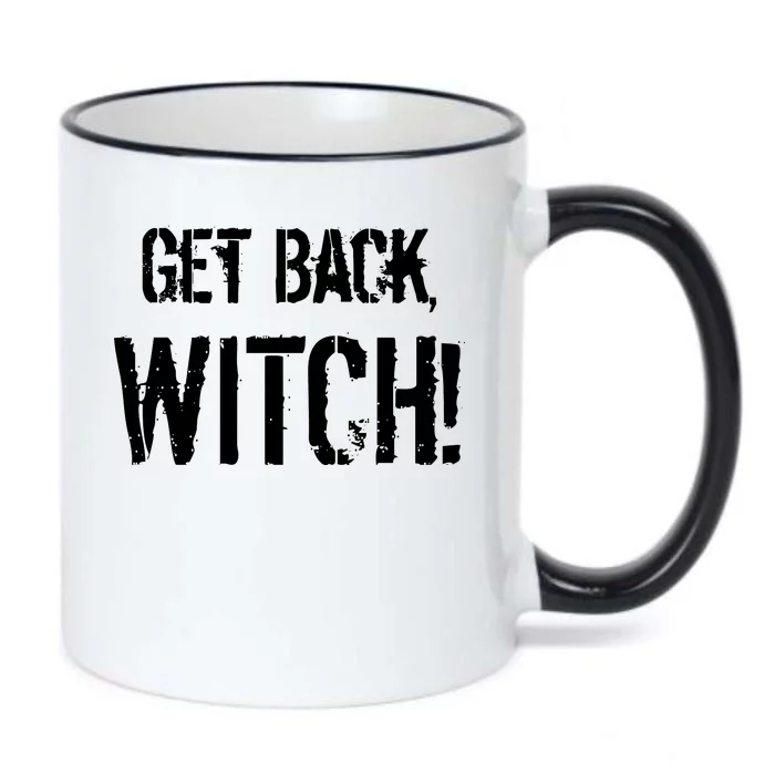 Get Back, Witch! Halloween Black Color Changing Mug