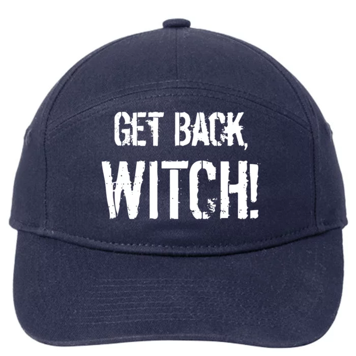 Get Back, Witch! Halloween 7-Panel Snapback Hat