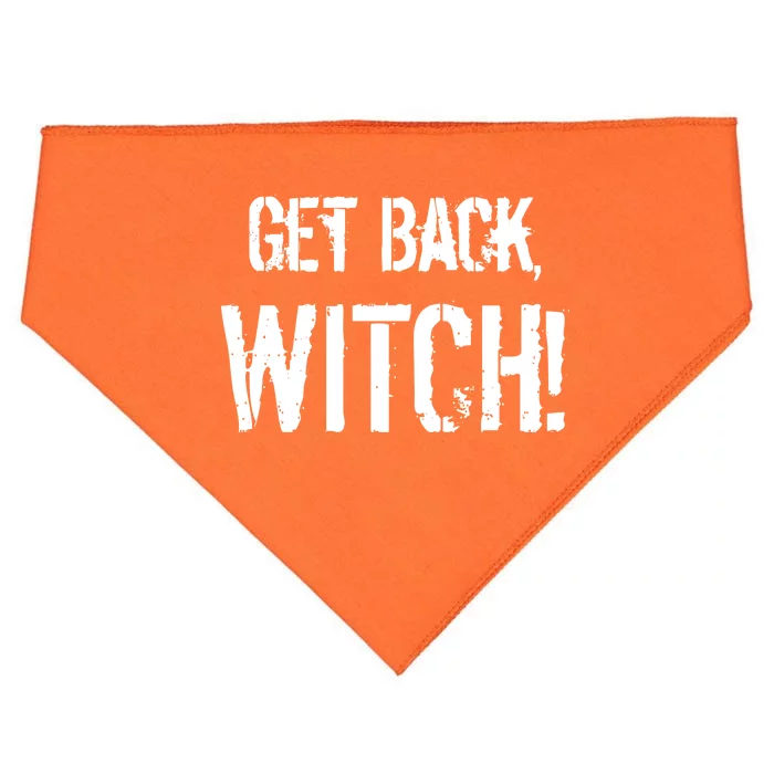 Get Back, Witch! Halloween USA-Made Doggie Bandana