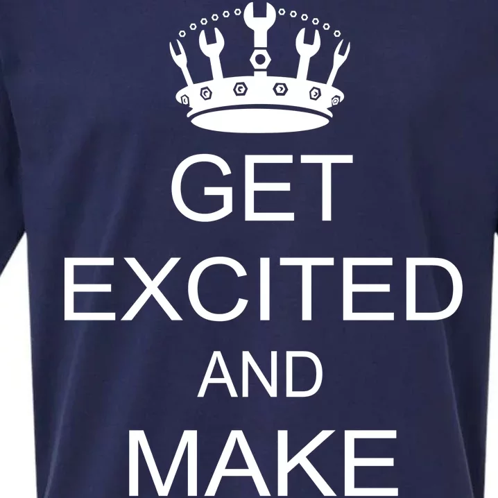 Get Excited and Make Things Sueded Cloud Jersey T-Shirt