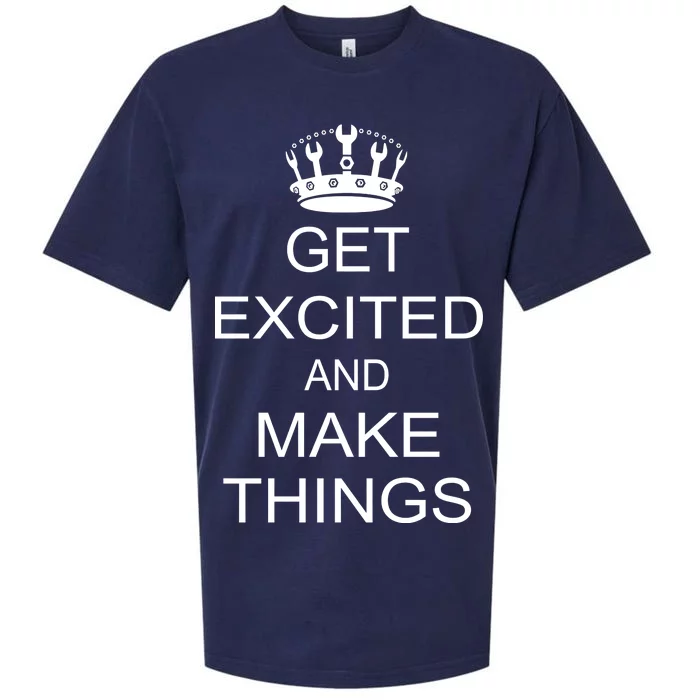 Get Excited and Make Things Sueded Cloud Jersey T-Shirt