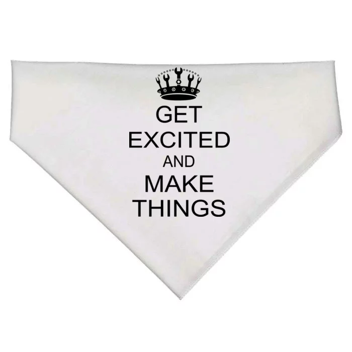 Get Excited and Make Things USA-Made Doggie Bandana