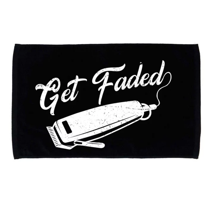 Get Faded Barber Razor Microfiber Hand Towel