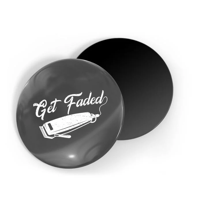 Get Faded Barber Razor Magnet