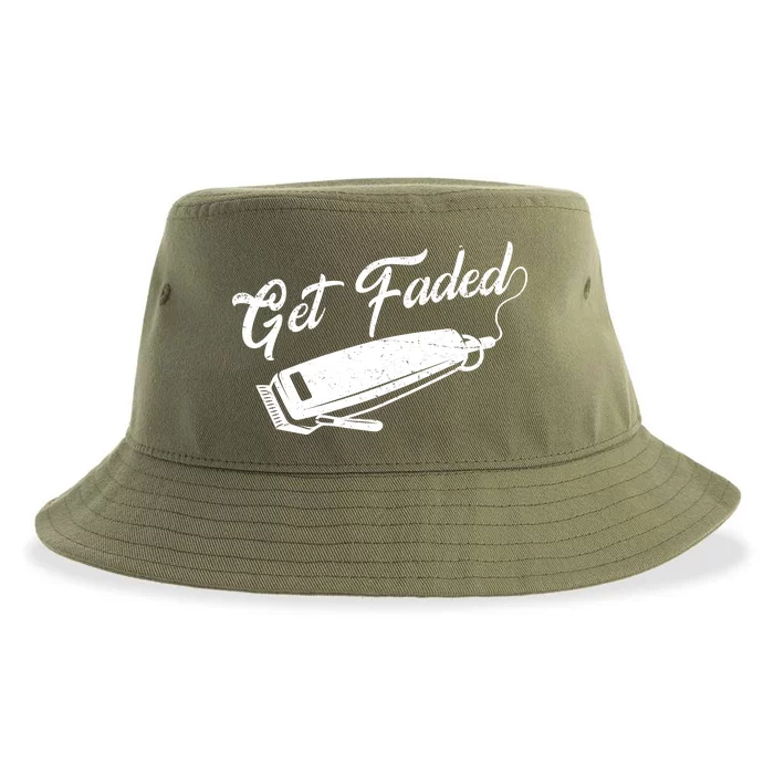 Get Faded Barber Razor Sustainable Bucket Hat