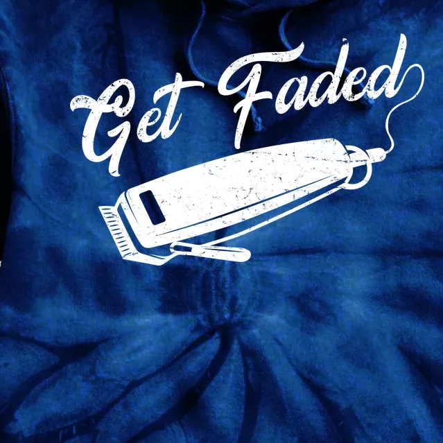 Get Faded Barber Razor Tie Dye Hoodie