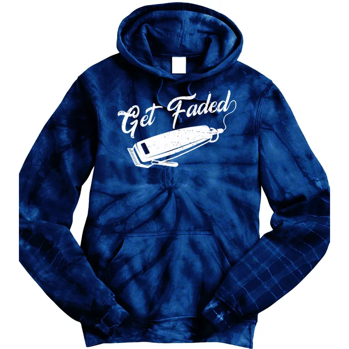 Get Faded Barber Razor Tie Dye Hoodie