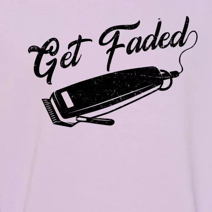 Get Faded Barber Razor Garment-Dyed Sweatshirt