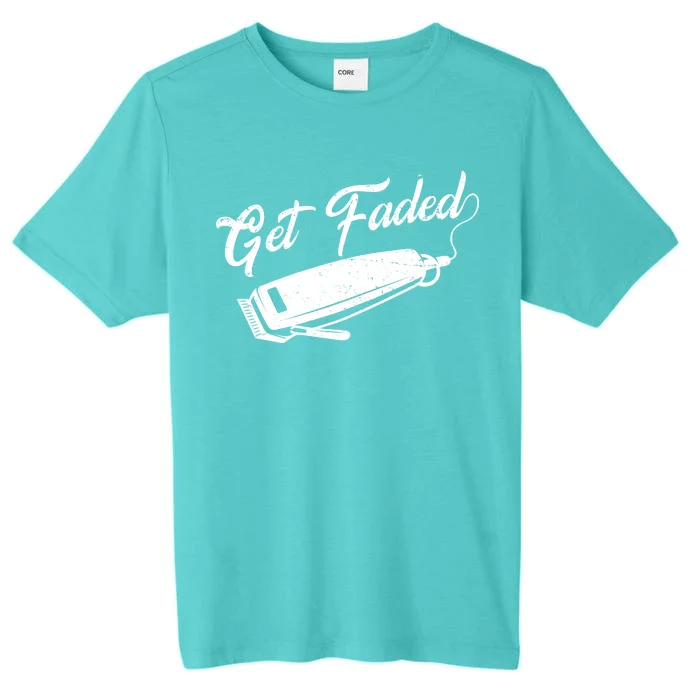 Get Faded Barber Razor ChromaSoft Performance T-Shirt