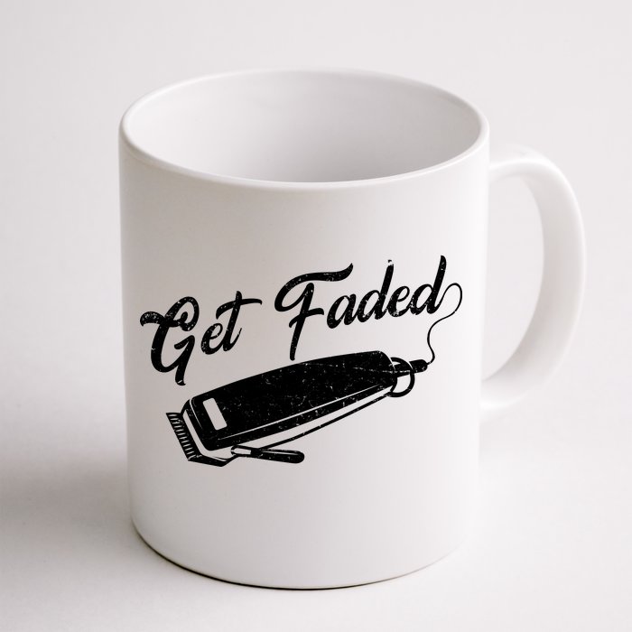 Get Faded Barber Razor Front & Back Coffee Mug