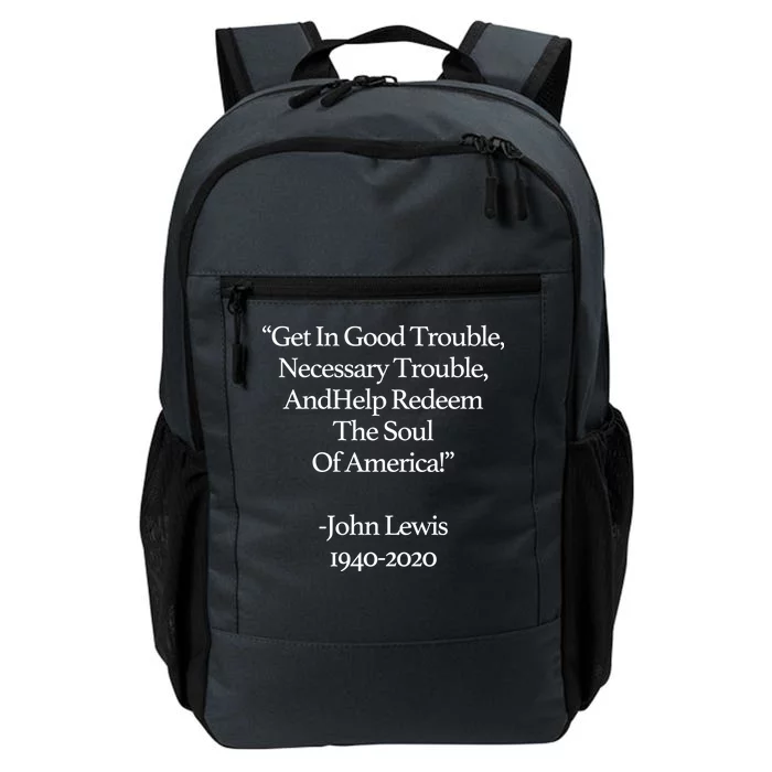 Get In Good Trouble Necessary Trouble Daily Commute Backpack