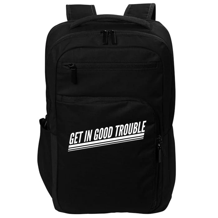 Get In Good Trouble Rep John Lewis Quote Impact Tech Backpack