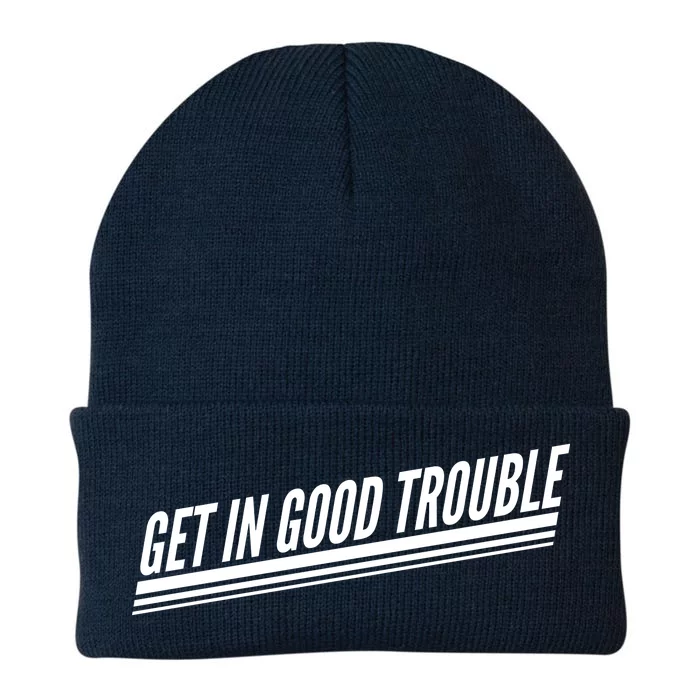 Get In Good Trouble Rep John Lewis Quote Knit Cap Winter Beanie