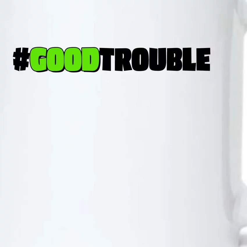 Get In #GoodTrouble John Lewis Tribute Black Color Changing Mug