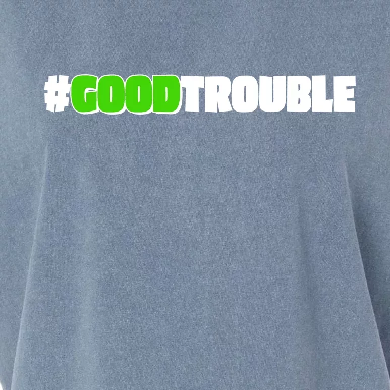 Get In #GoodTrouble John Lewis Tribute Garment-Dyed Women's Muscle Tee