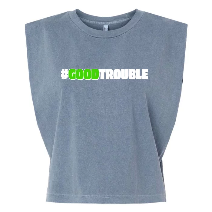 Get In #GoodTrouble John Lewis Tribute Garment-Dyed Women's Muscle Tee