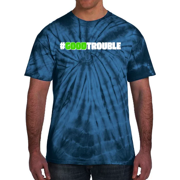 Get In #GoodTrouble John Lewis Tribute Tie-Dye T-Shirt