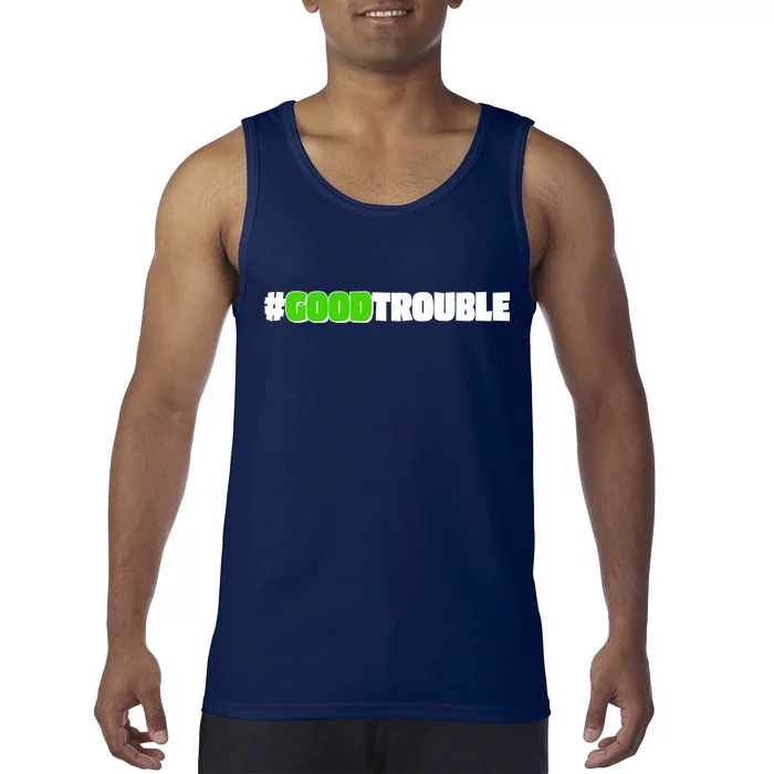 Get In #GoodTrouble John Lewis Tribute Tank Top