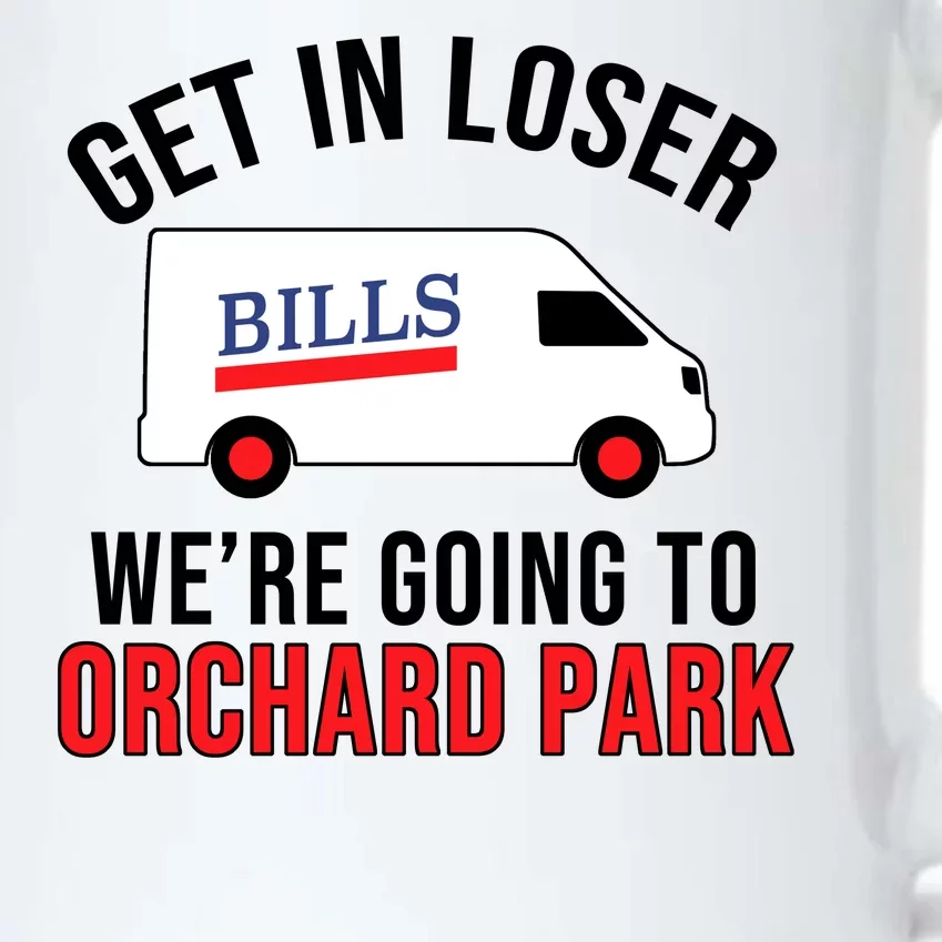 Get In Loser We're Going To Orchard Park Black Color Changing Mug