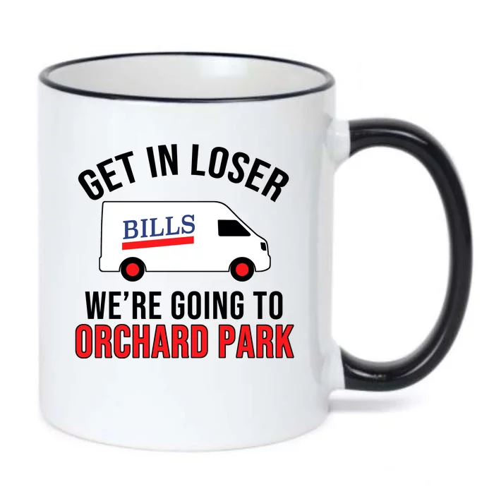 Get In Loser We're Going To Orchard Park Black Color Changing Mug