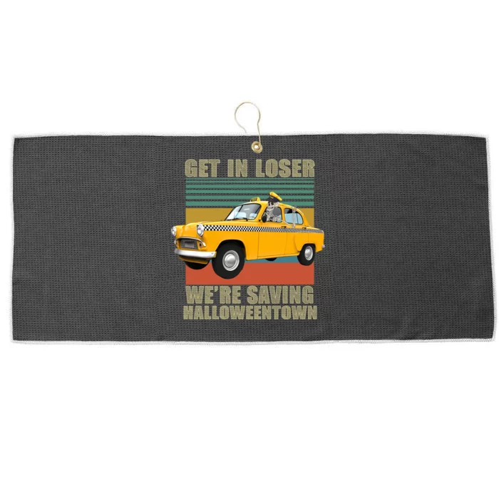 Get In Losers We're Saving Halloween Town Large Microfiber Waffle Golf Towel