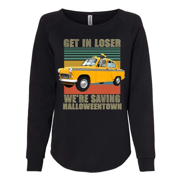 Get In Losers We're Saving Halloween Town Womens California Wash Sweatshirt