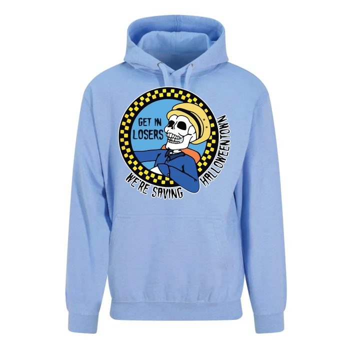 Get in Losers We're Saving Halloweentown Unisex Surf Hoodie