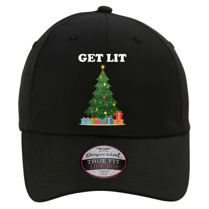 Get Lit Funny Christmas The Original Performance Cap