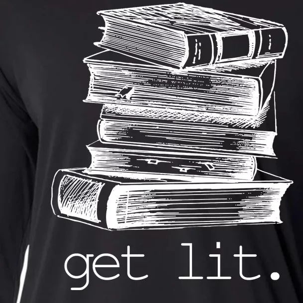 Get Lit Read Books Cooling Performance Long Sleeve Crew