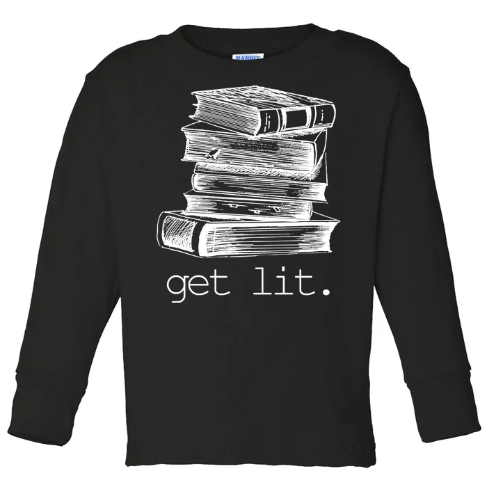 Get Lit Read Books Toddler Long Sleeve Shirt