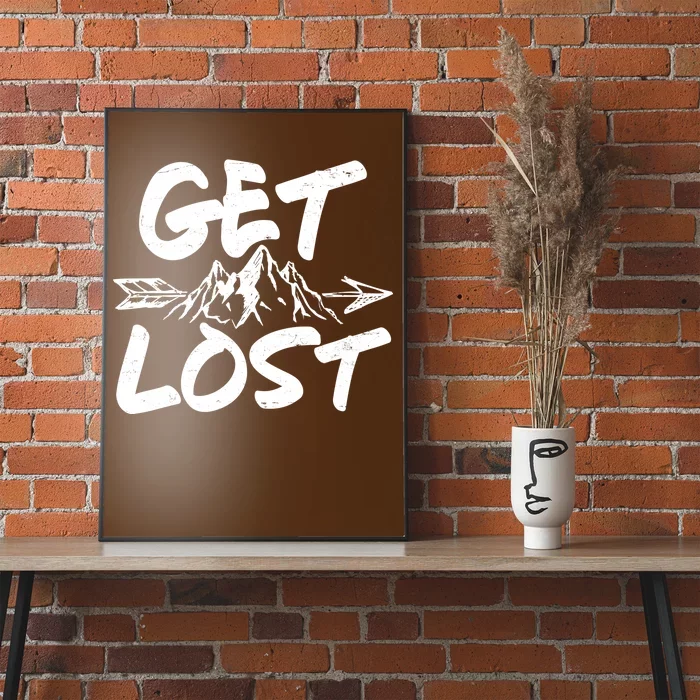 Get Lost Nature Wilderness Lover Poster