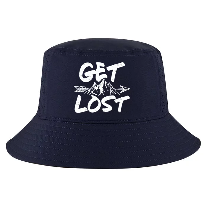 Get Lost Nature Wilderness Lover Cool Comfort Performance Bucket Hat