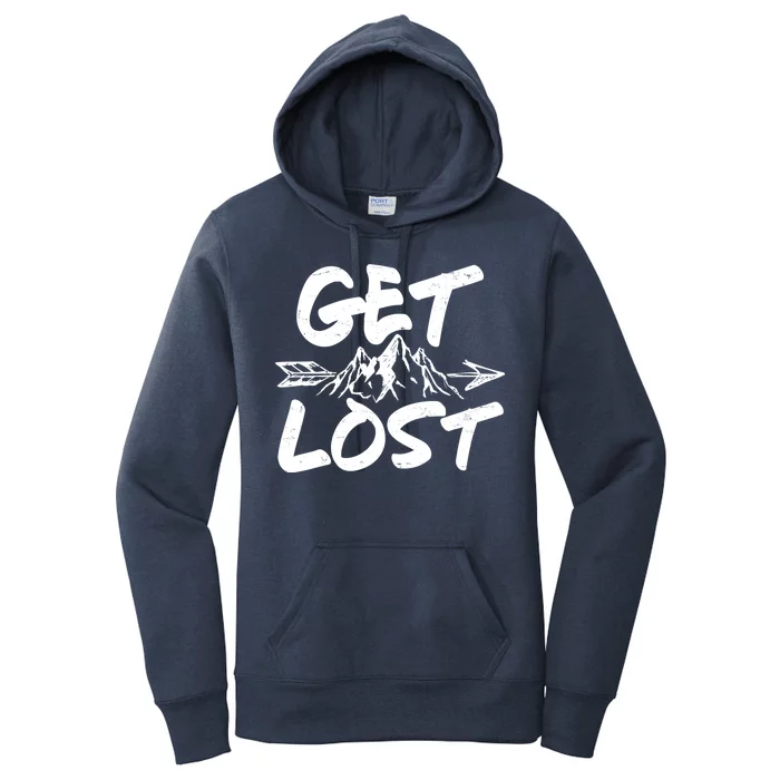 Get Lost Nature Wilderness Lover Women's Pullover Hoodie