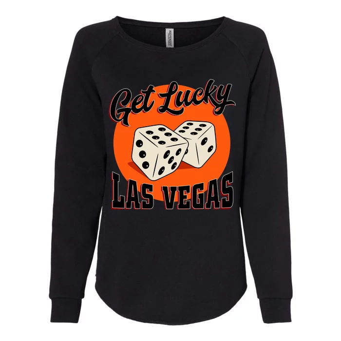 Get Lucky Las Vegas Womens California Wash Sweatshirt