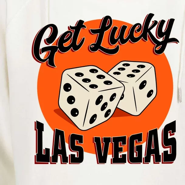 Get Lucky Las Vegas Womens Funnel Neck Pullover Hood