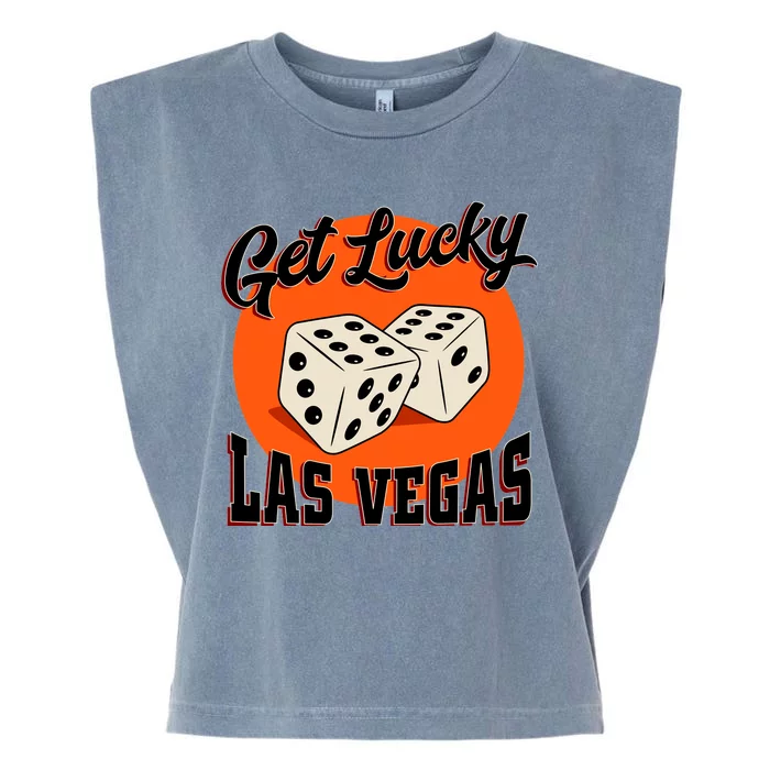 Get Lucky Las Vegas Garment-Dyed Women's Muscle Tee