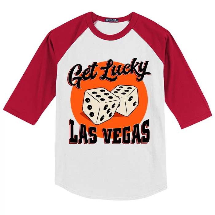 Get Lucky Las Vegas Kids Colorblock Raglan Jersey