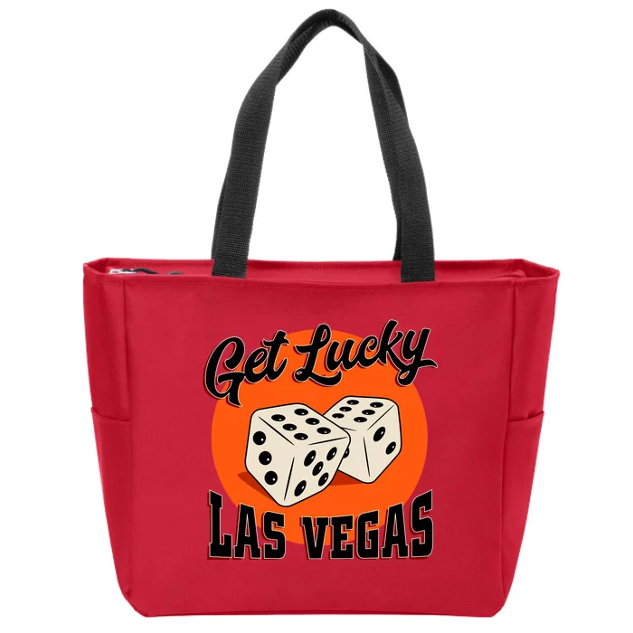 Get Lucky Las Vegas Zip Tote Bag