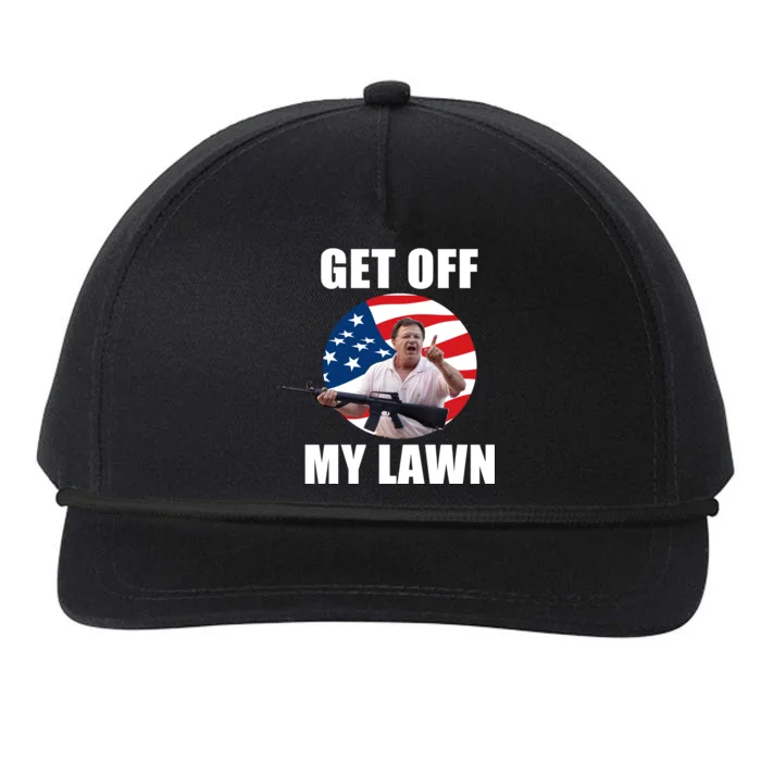 Get Off My Lawn Ken And Karen Snapback Five-Panel Rope Hat