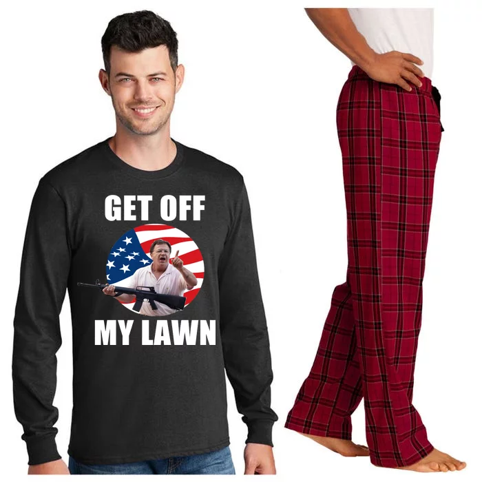 Get Off My Lawn Ken And Karen Long Sleeve Pajama Set