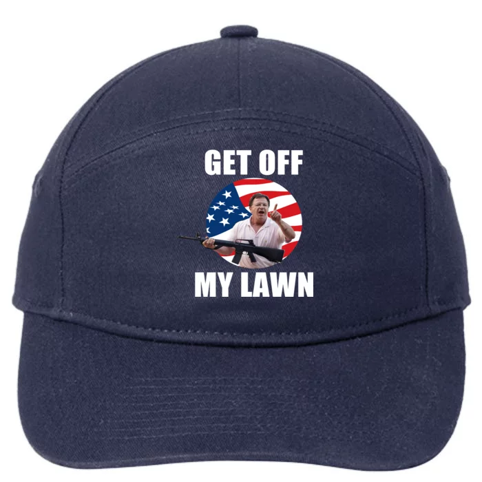 Get Off My Lawn Ken And Karen 7-Panel Snapback Hat