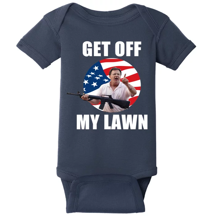 Get Off My Lawn Ken And Karen Baby Bodysuit