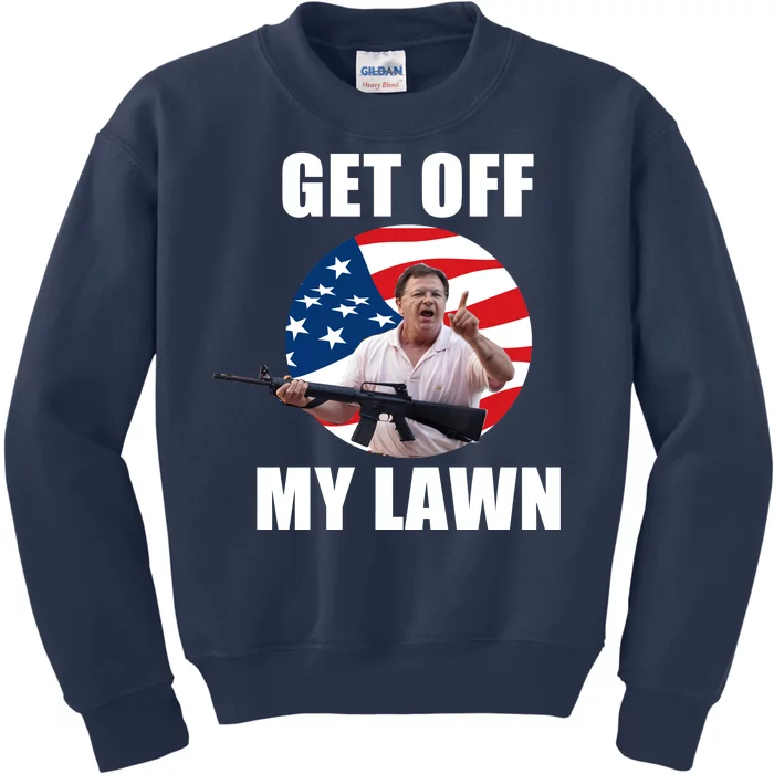 Get Off My Lawn Ken And Karen Kids Sweatshirt