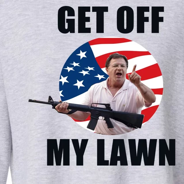 Get Off My Lawn Ken And Karen Cropped Pullover Crew