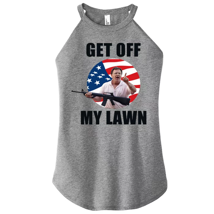 Get Off My Lawn Ken And Karen Women’s Perfect Tri Rocker Tank