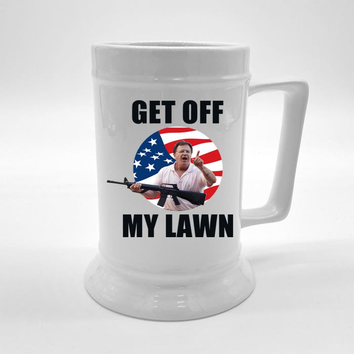 Get Off My Lawn Ken And Karen Front & Back Beer Stein