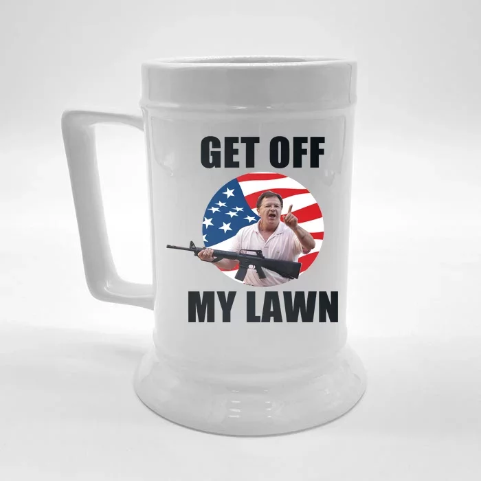 Get Off My Lawn Ken And Karen Front & Back Beer Stein