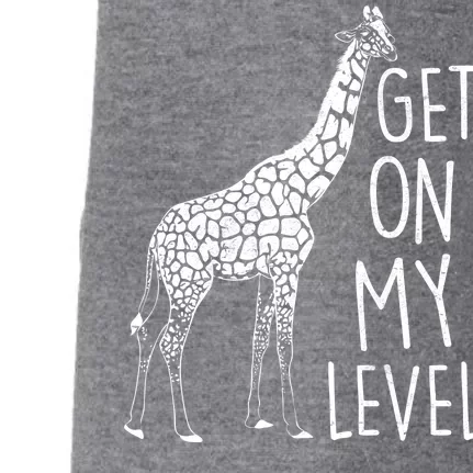 Get On My Level Giraffe Doggie 3-End Fleece Hoodie