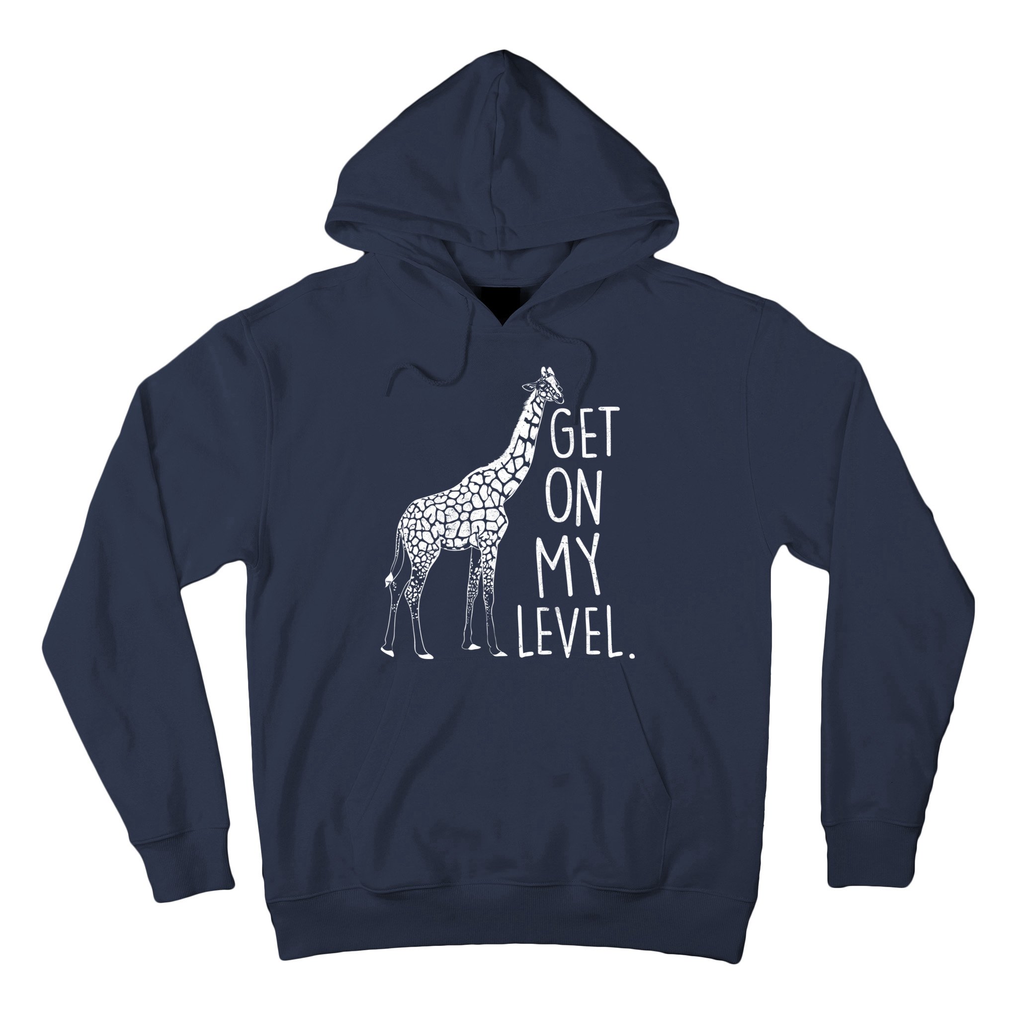 Women's Get on My Level Giraffe V-Neck T-Shirt